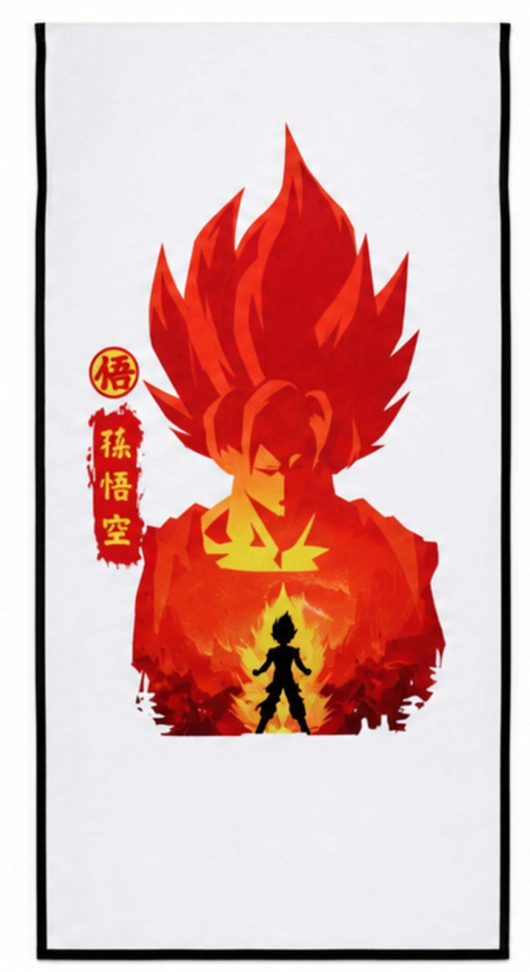 Son Goku Towel im Fitnessstudio verwendet
