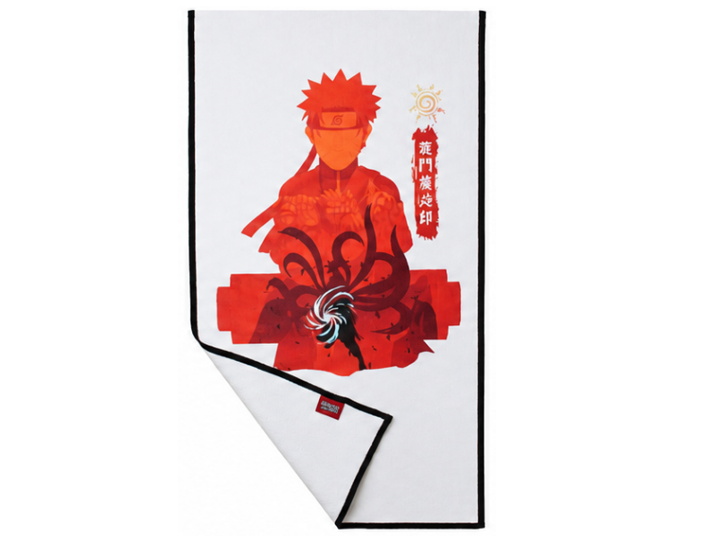 Naruto Towel im Alltag verwendet